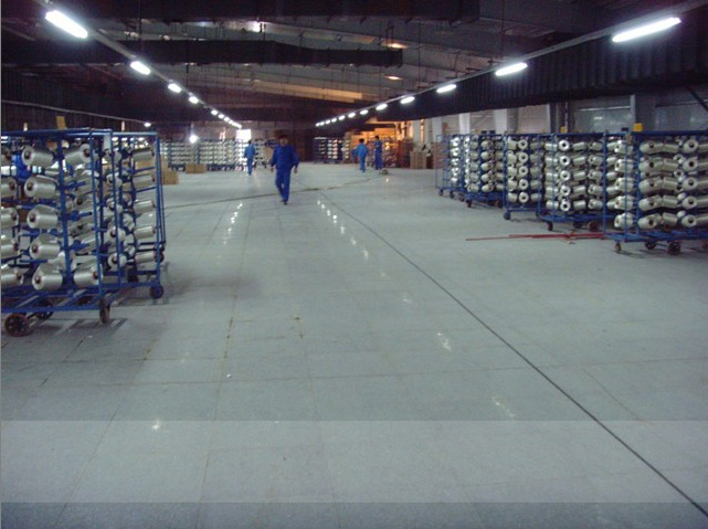 化纖廠 鋪設(shè)效果圖